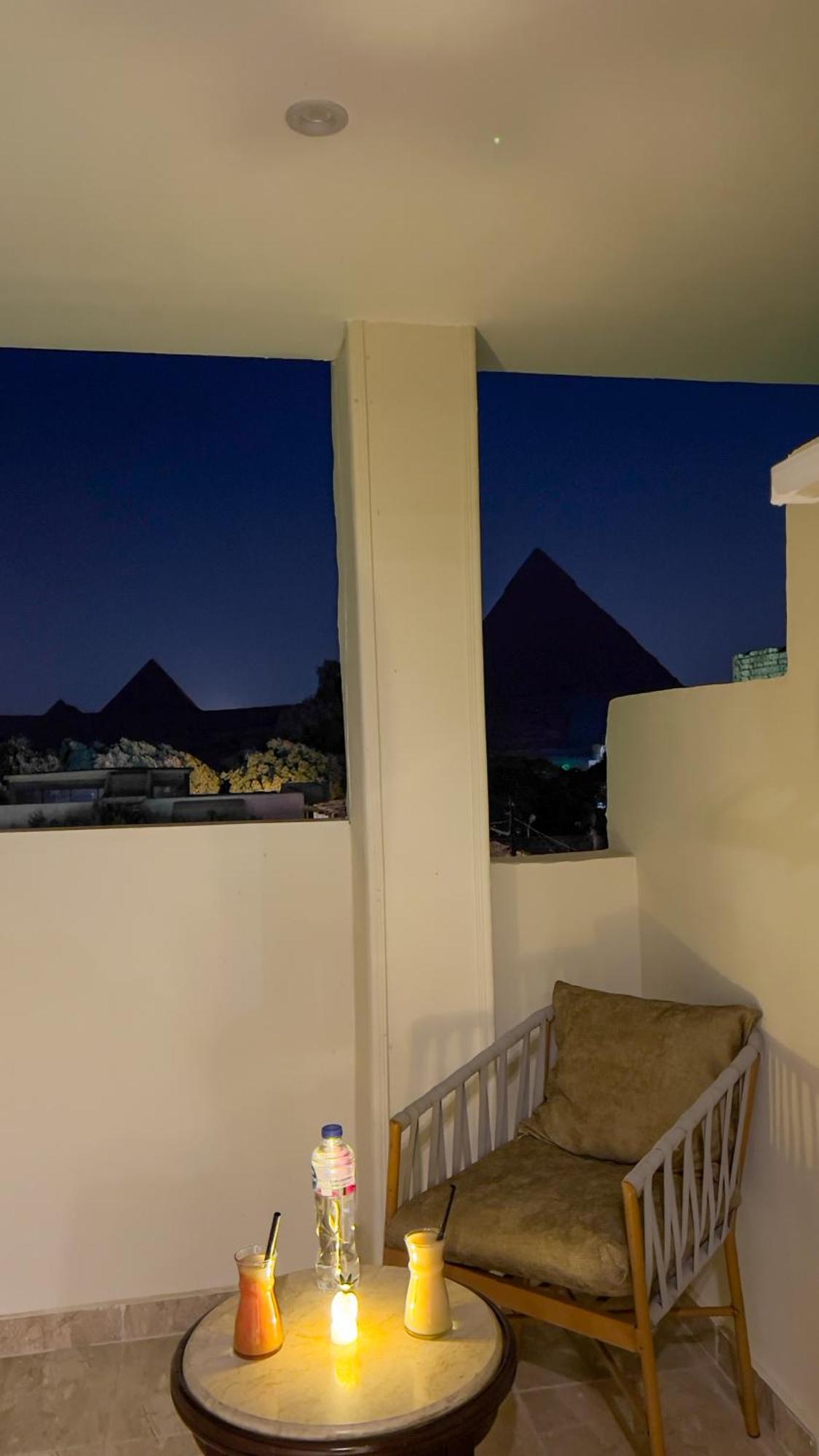 Giza Pyramids Inn Kafret el-Gabal Eksteriør billede