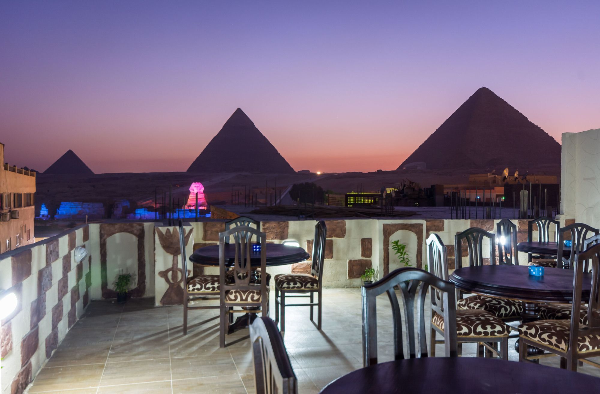 Giza Pyramids Inn Kafret el-Gabal Eksteriør billede